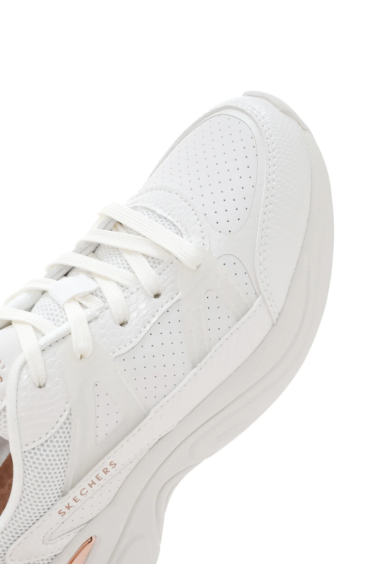 Skechers Kadın Beyaz Hazel - Faye Kalın Tabanlı Sneaker - Image 9