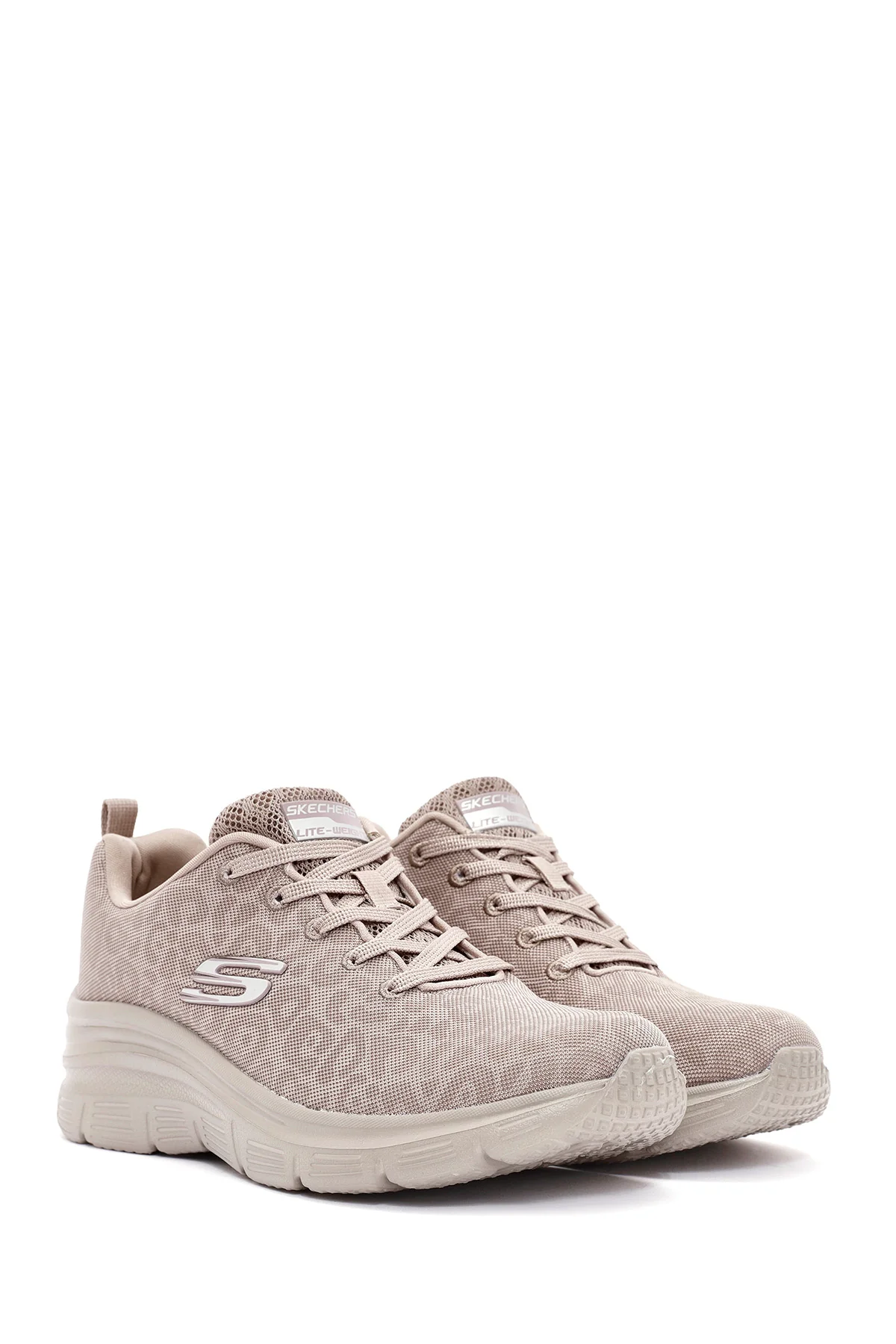 Skechers Kadın Beyaz Uno Court Bağcıklı Kalın Tabanlı Deri Sneaker - Image 3