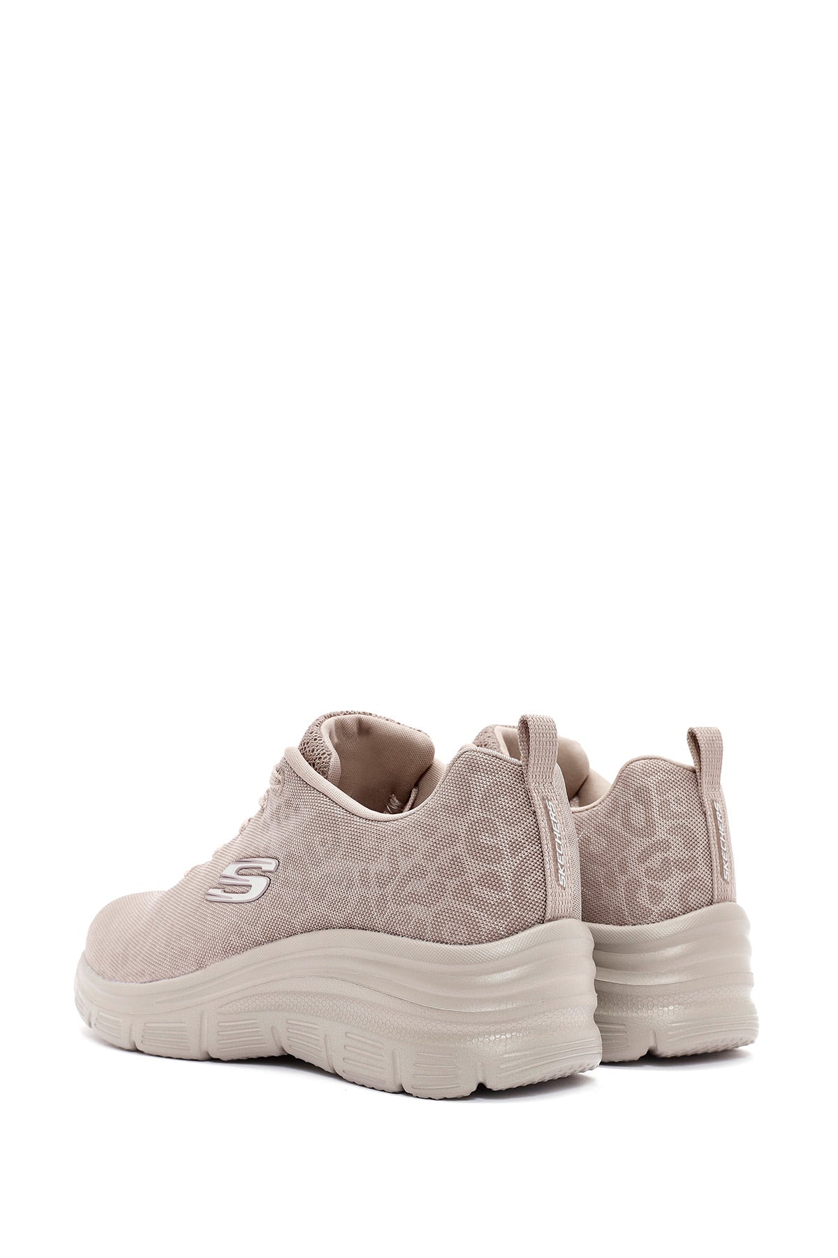 Skechers Kadın Beyaz Uno Court Bağcıklı Kalın Tabanlı Deri Sneaker - Image 5