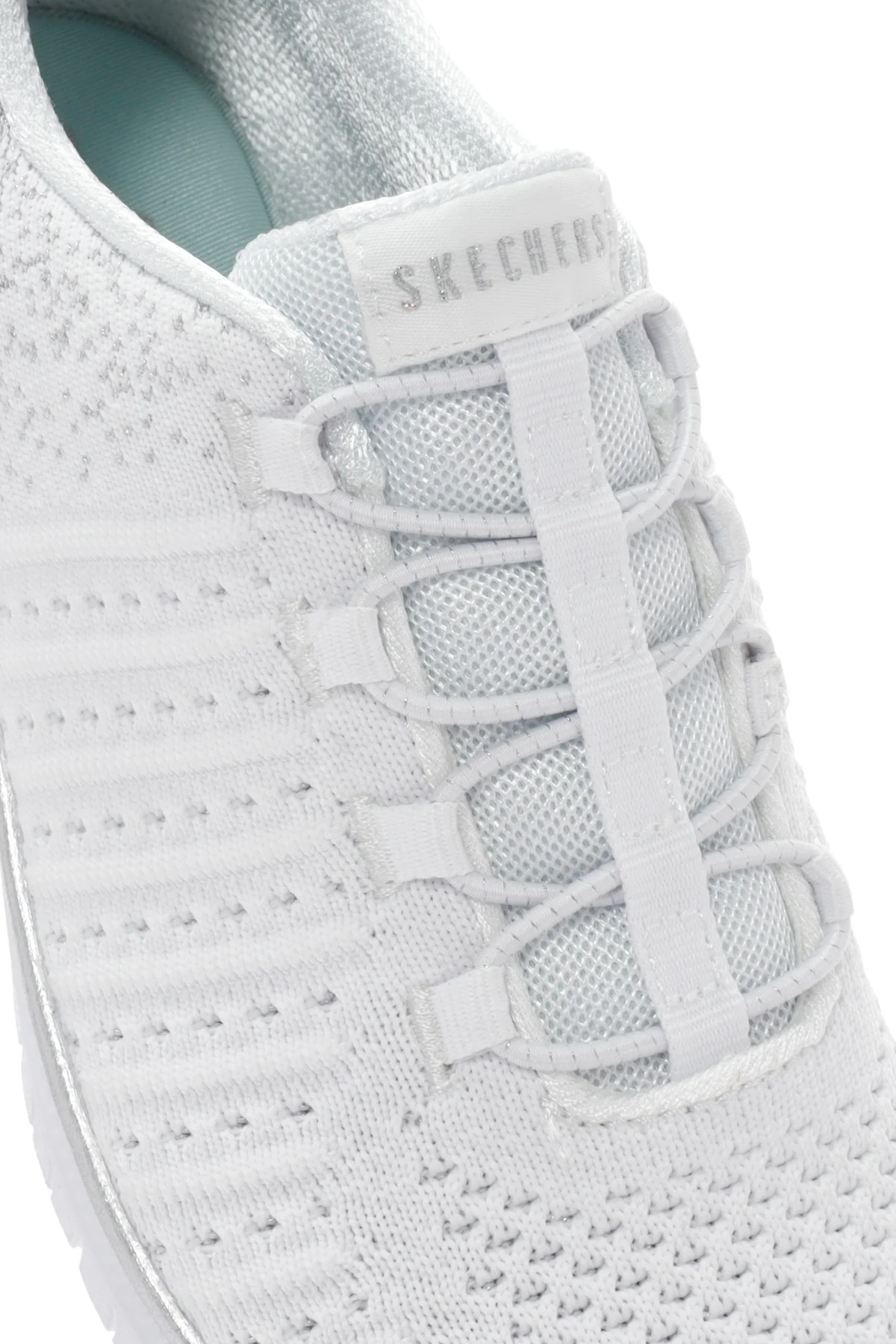 Skechers Kadın Beyaz Virtue Lucent Bağcıklı Sneaker - Image 10