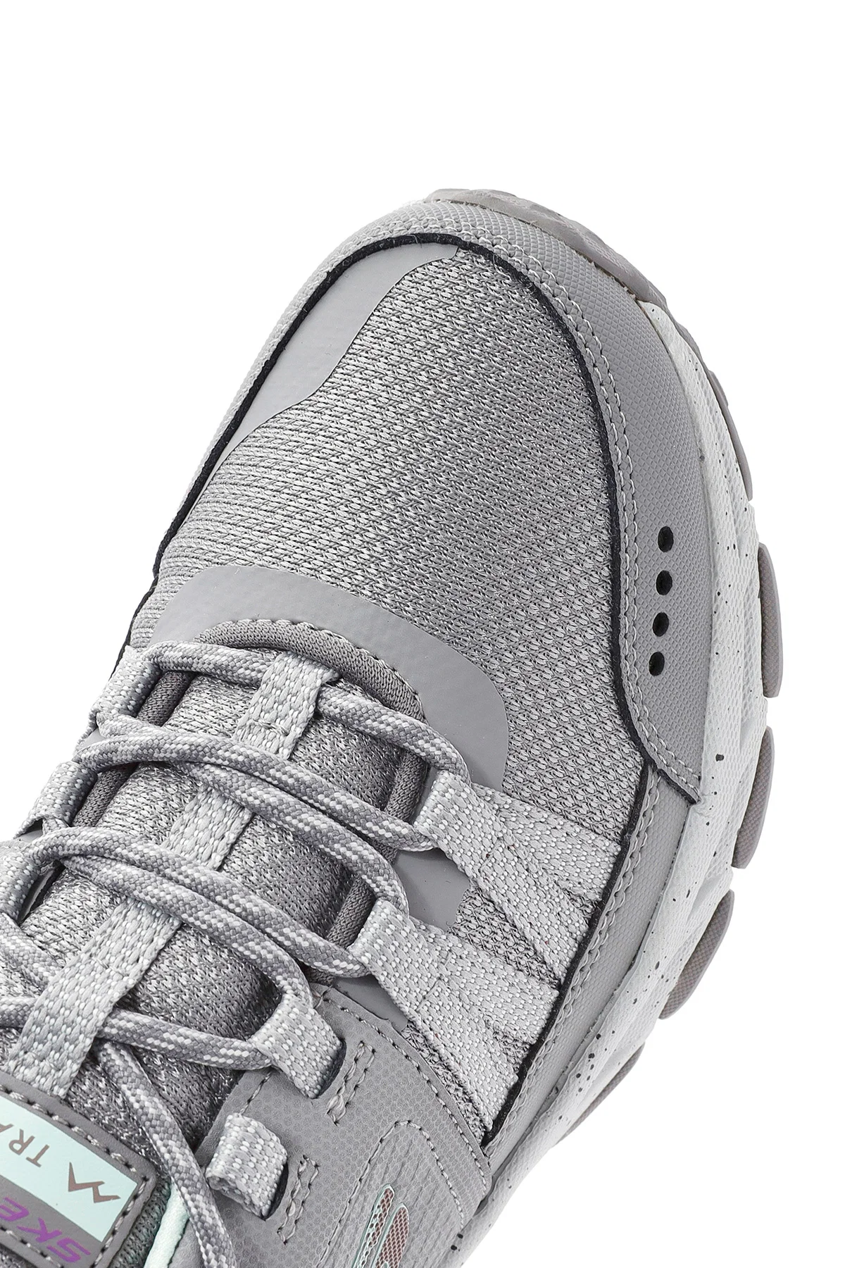 Skechers Kadın Gri Escape Plan Bağcıklı Sneaker - Image 10