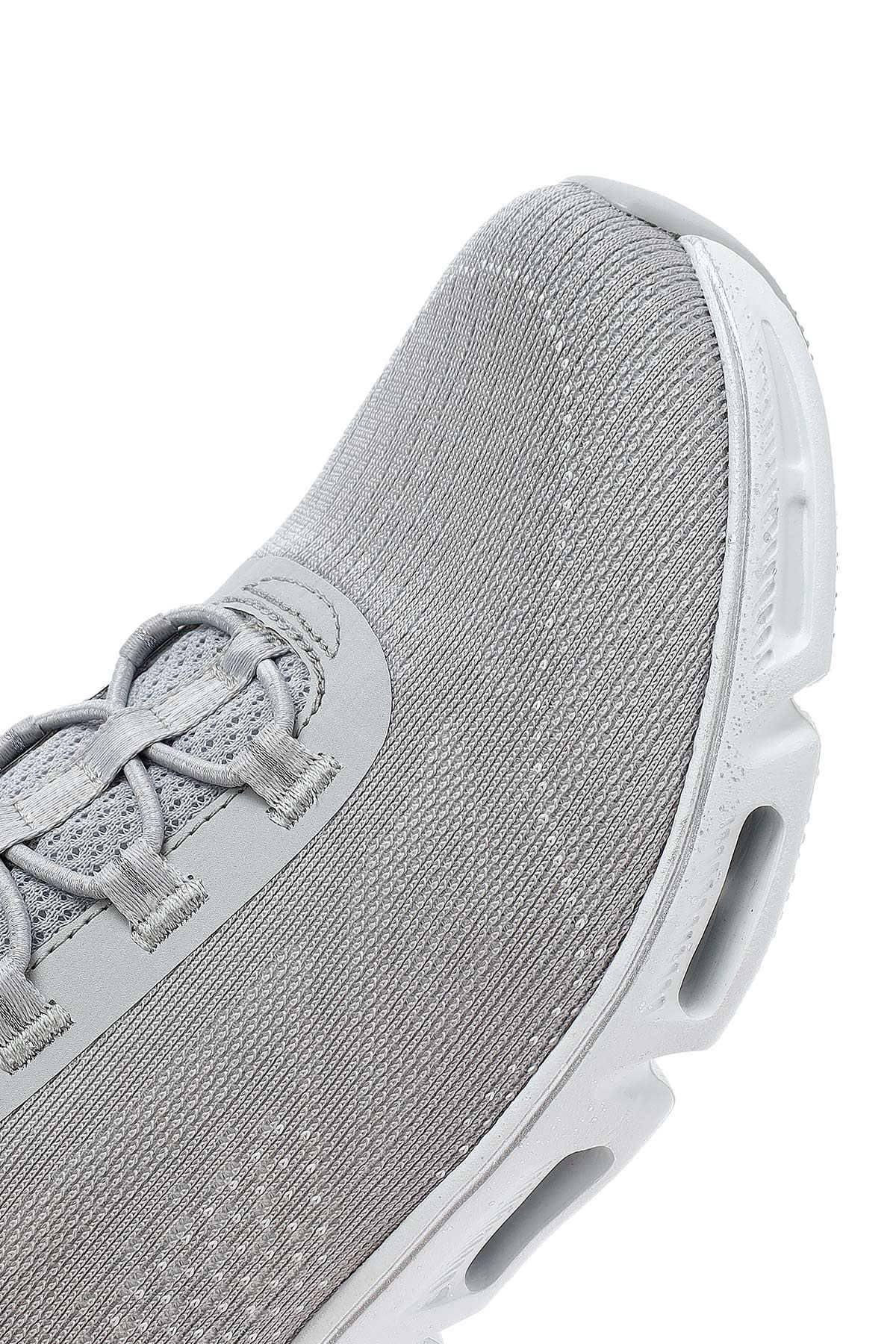 Skechers Kadın Gri Glide Step Gratify Bağcıklı Kumaş Sneaker - Image 10