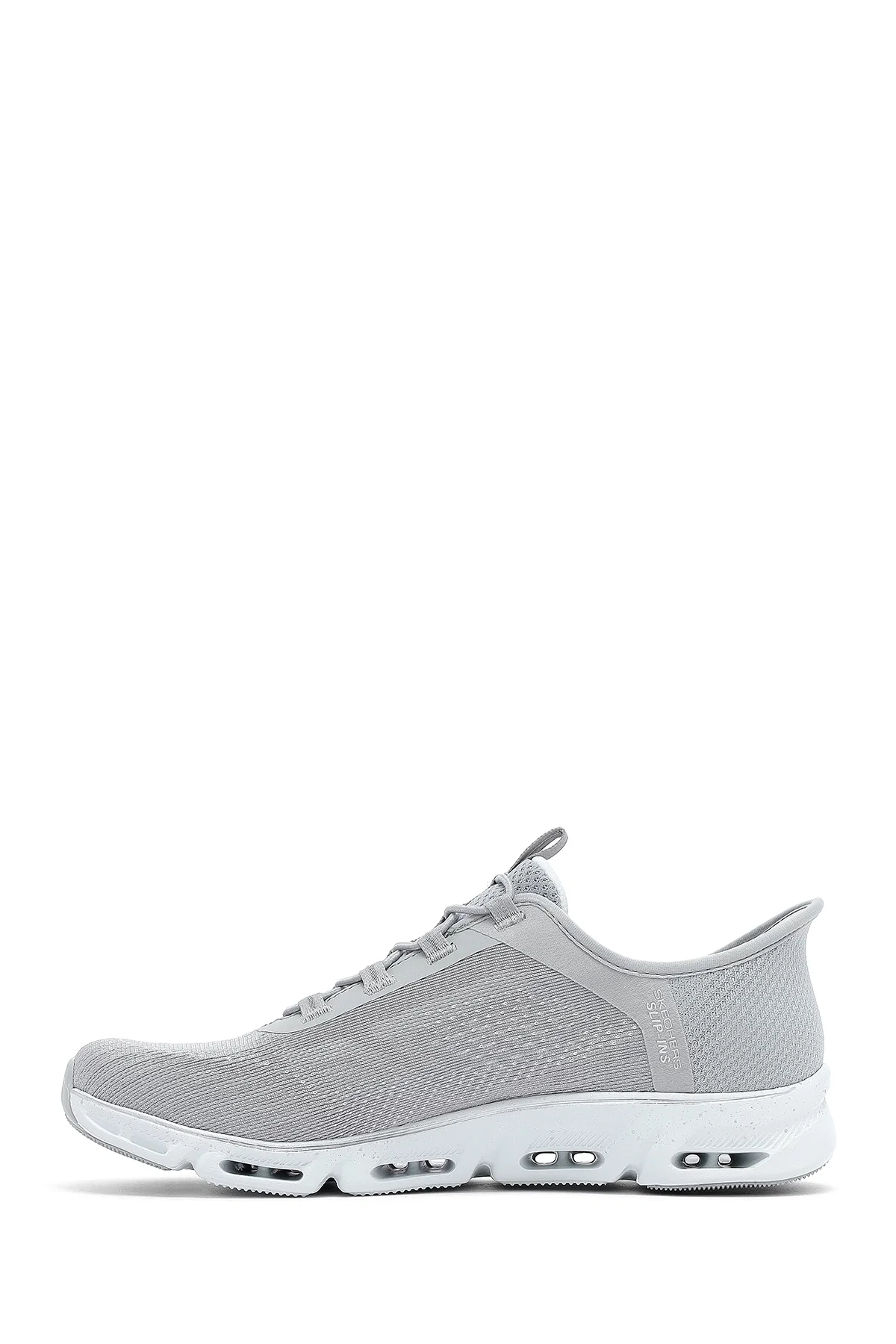 Skechers Kadın Gri Glide Step Gratify Bağcıklı Kumaş Sneaker - Image 2