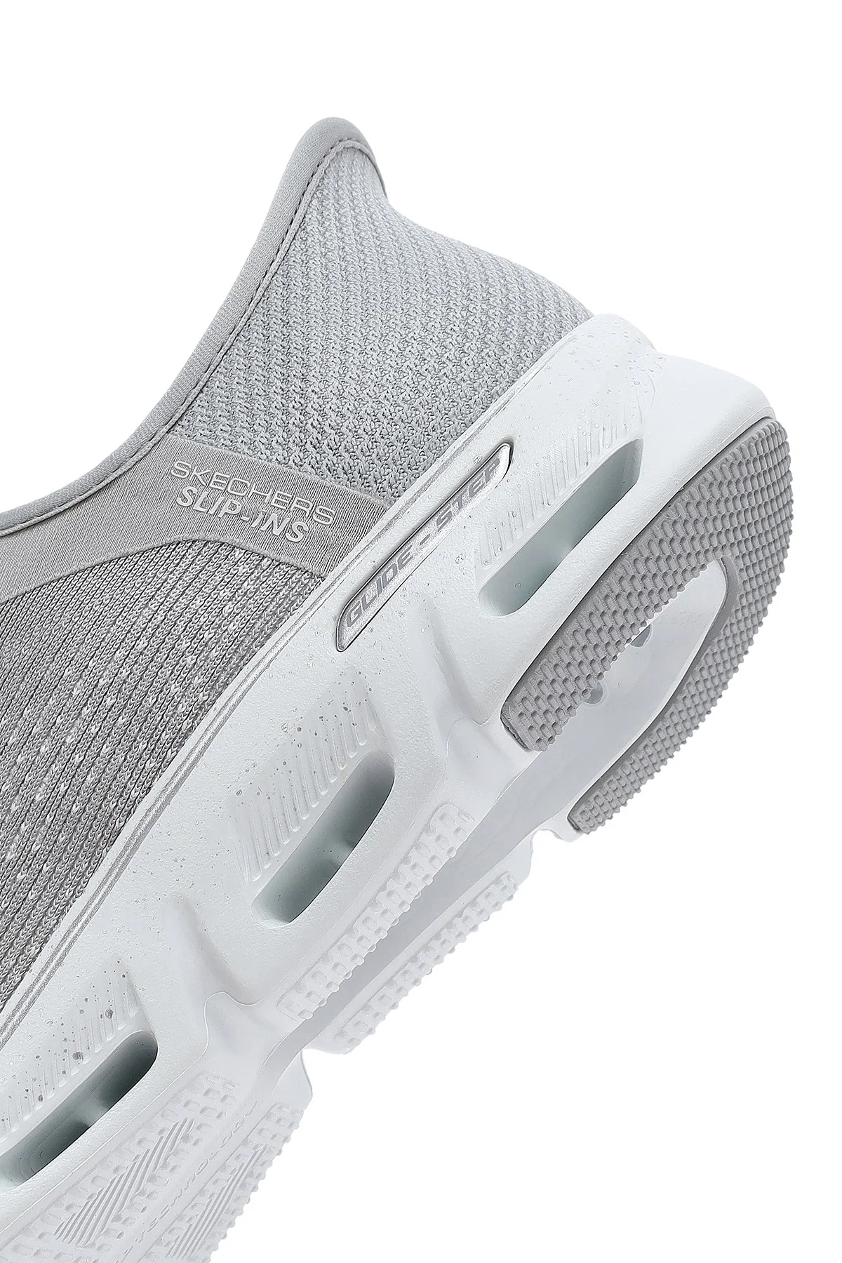 Skechers Kadın Gri Glide Step Gratify Bağcıklı Kumaş Sneaker - Image 8