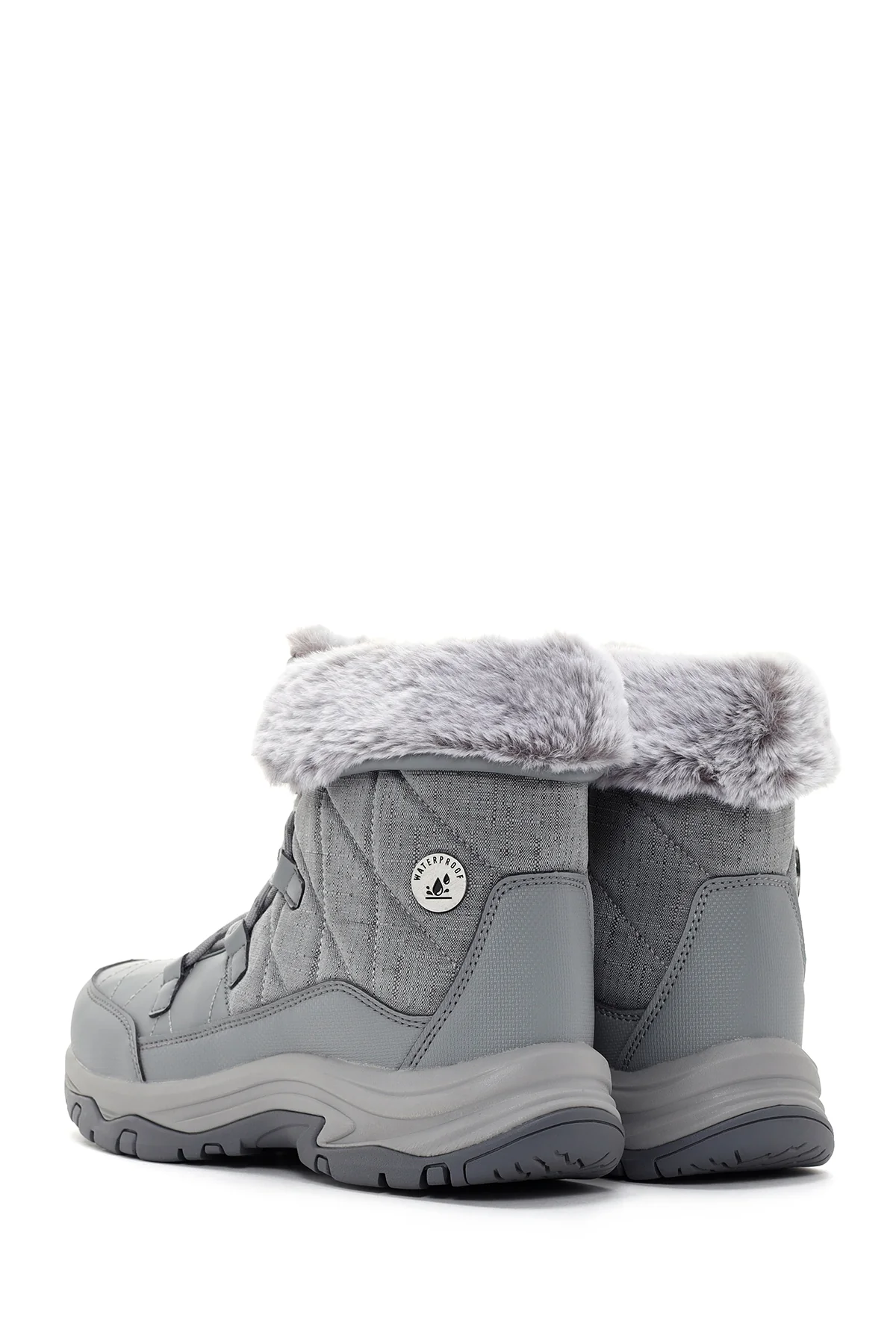 Skechers Kadın Gri Trego Outdoor Bot - Image 6