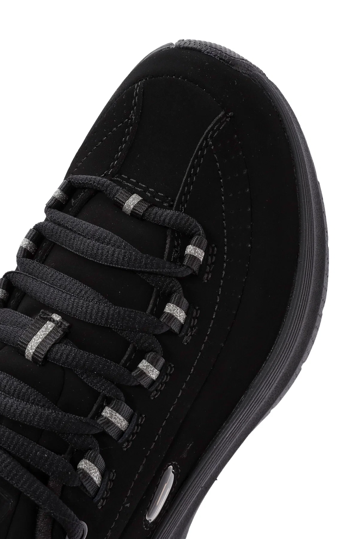 Skechers Kadın Siyah Arch Fit Bağcıklı Kalın Tabanlı Sneaker - Image 9