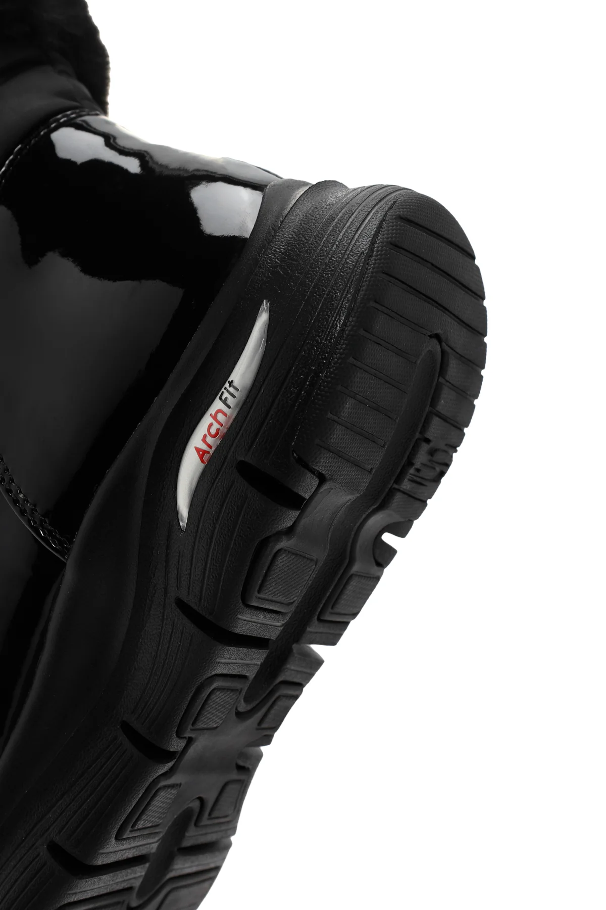 Skechers Kadın Siyah Arch Fit Smooth - Cool Puff Rugan Kalın Tabanlı Bot - Image 7