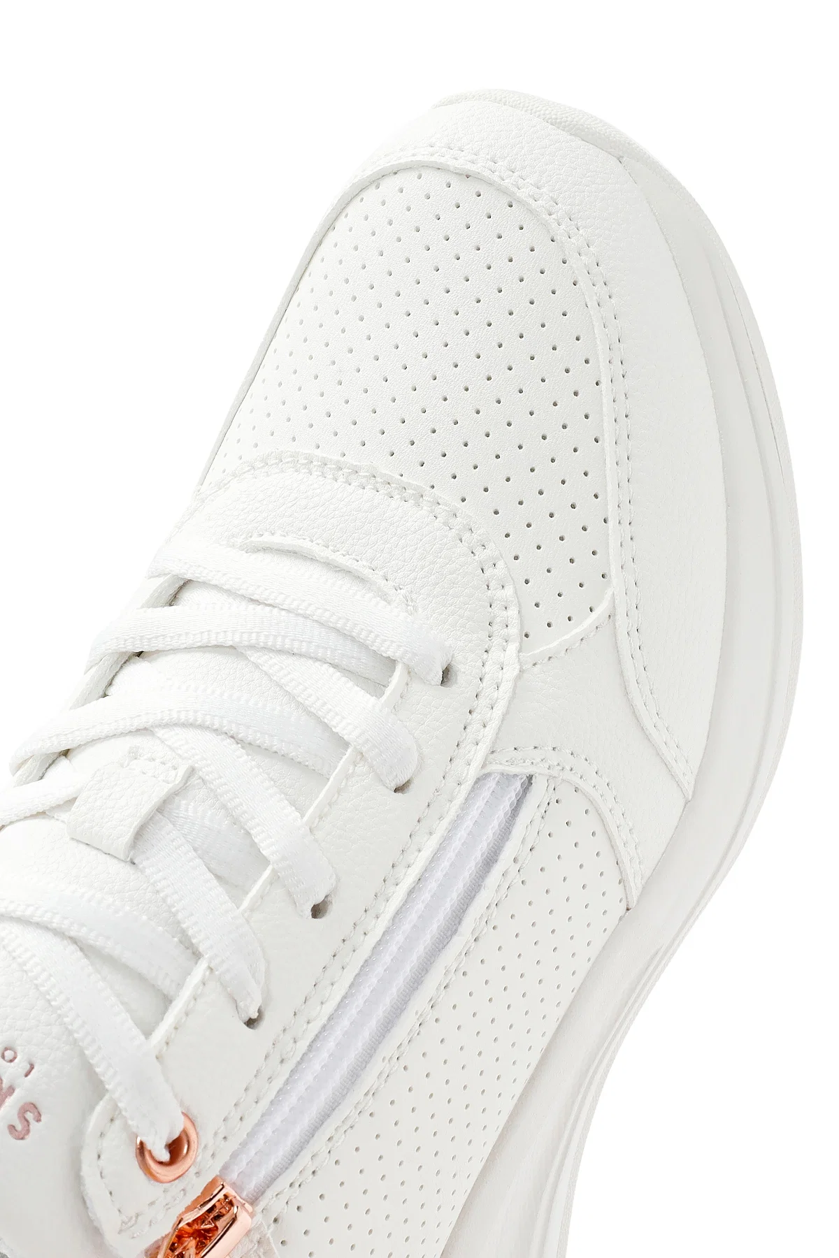 Skechers Kadın Siyah Billion Bağcıklı Fermuar Detaylı Deri Sneaker - Image 20