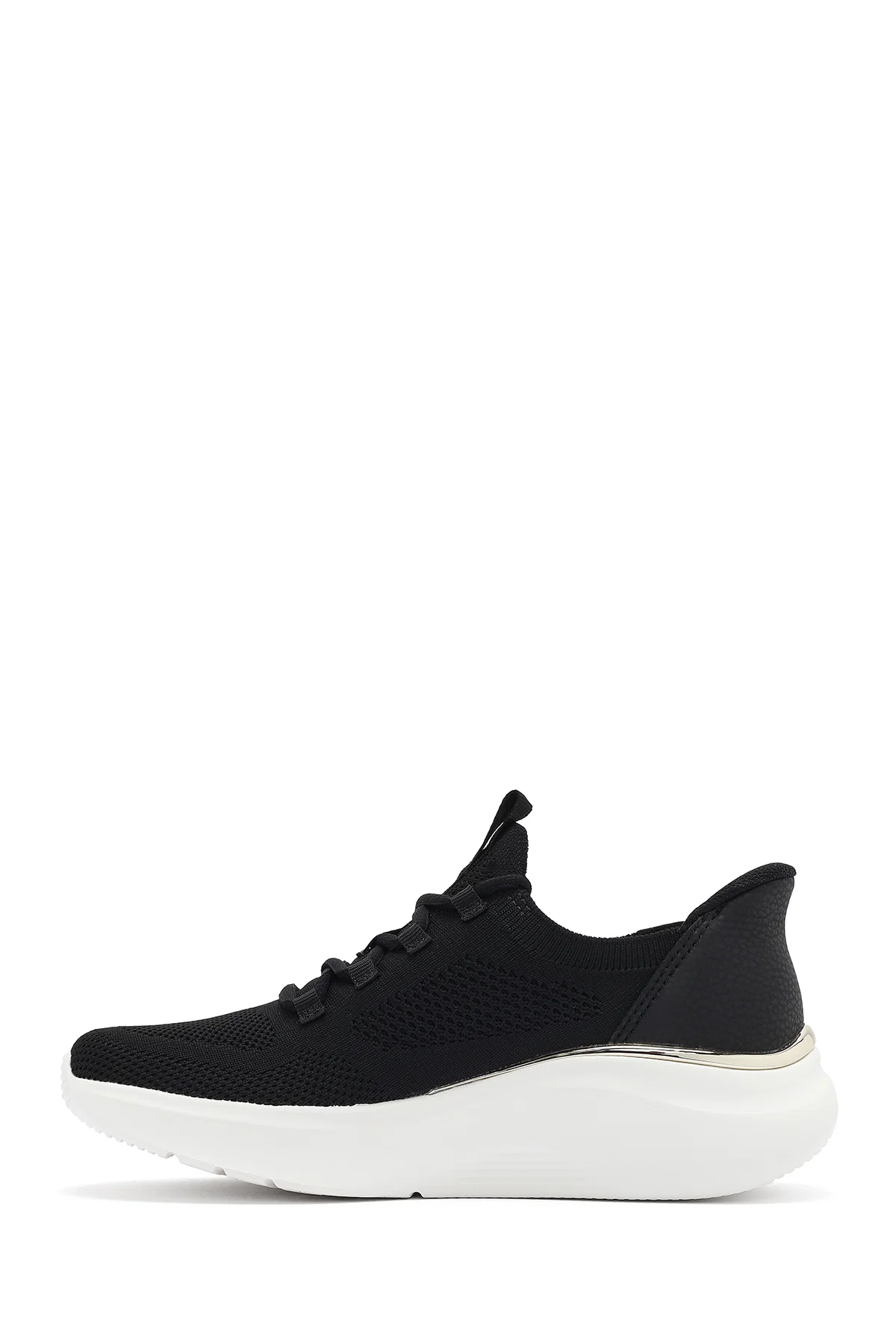Skechers Kadın Siyah Bobs B Love-True Delight Bağcıklı Kalın Tabanlı Sneaker - Image 2