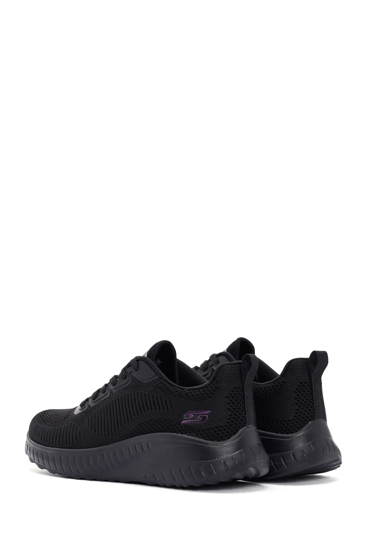 Skechers Kadın Siyah Bobs Squad Chaos - Face Off Bağcıklı Sneaker - Image 5