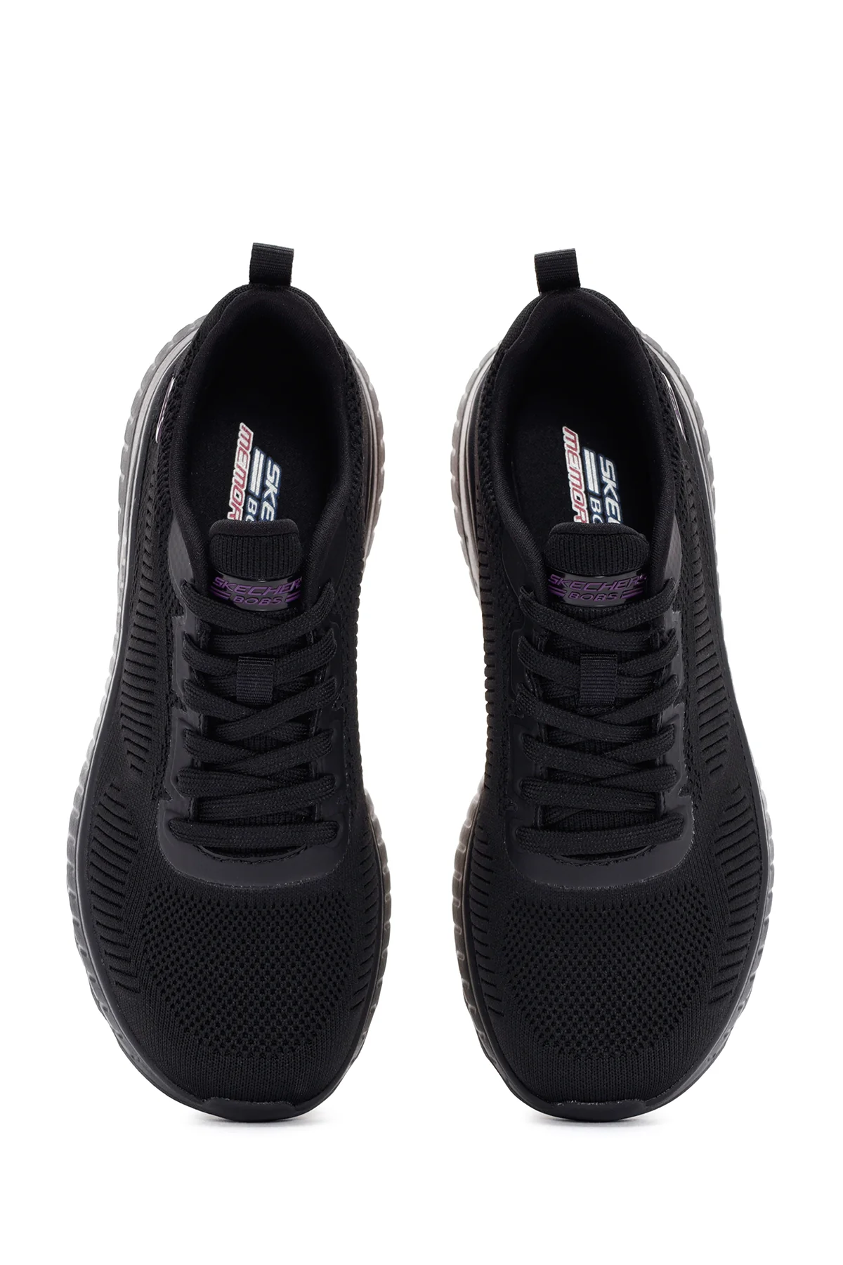 Skechers Kadın Siyah Bobs Squad Chaos - Face Off Bağcıklı Sneaker - Image 7
