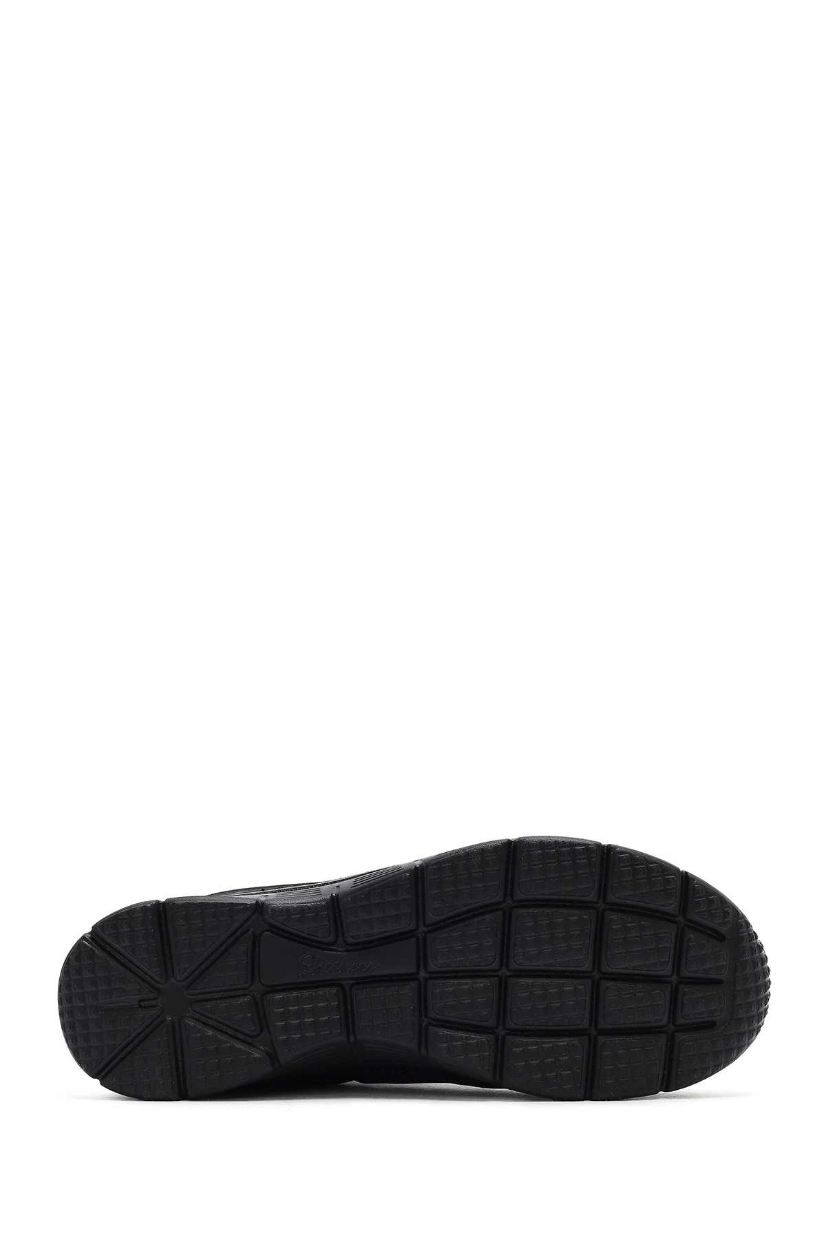 Skechers Kadın Siyah Fashion Fit Bağcıklı Kalın Tabanlı Kumaş Sneaker - Image 4
