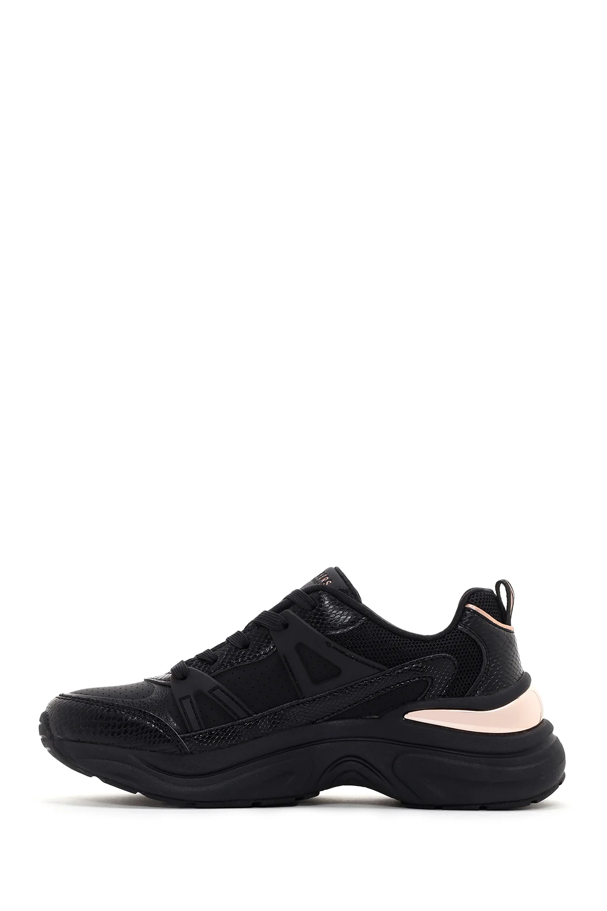 Skechers Kadın Siyah Hazel - Faye Kalın Tabanlı Sneaker - Image 2