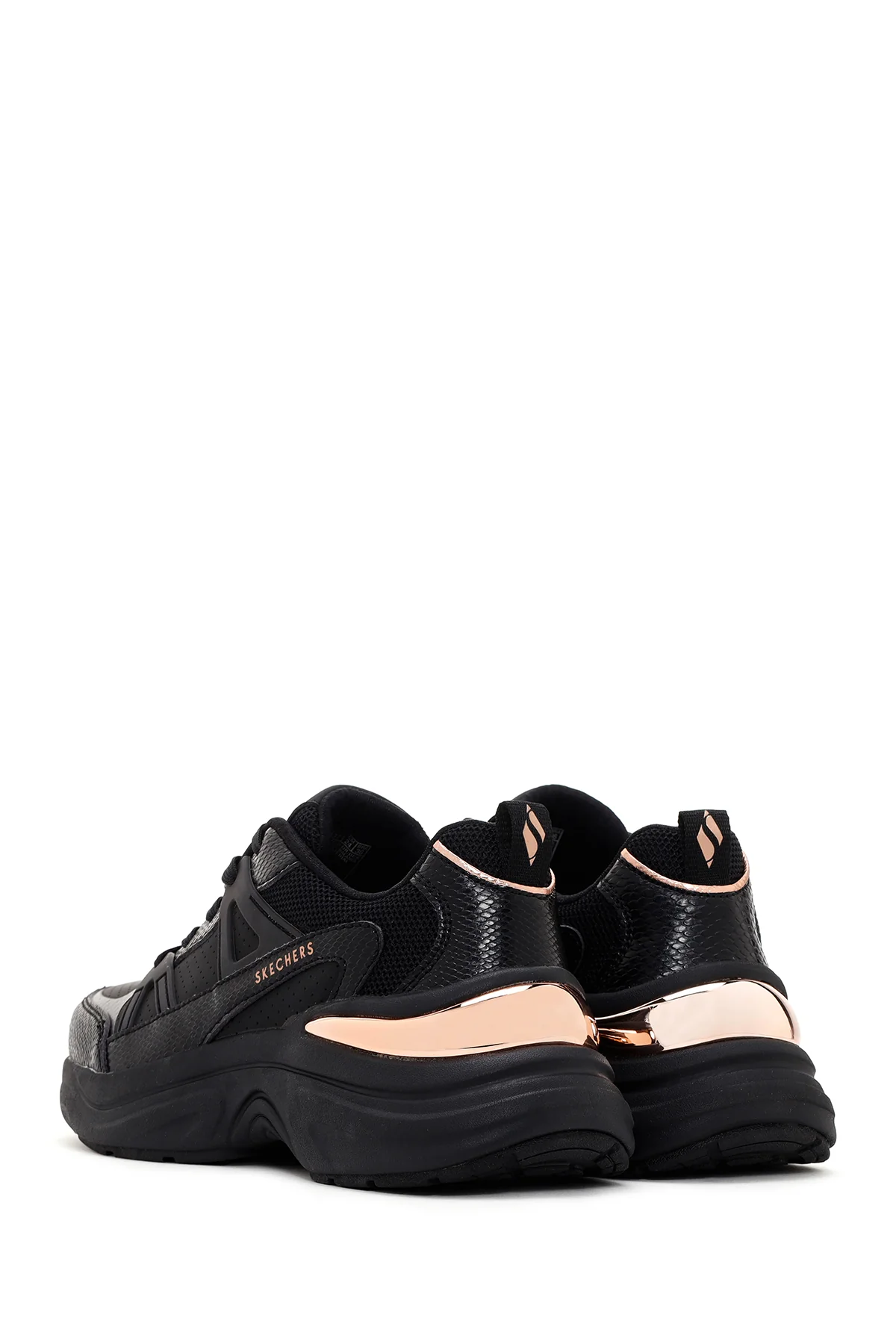 Skechers Kadın Siyah Hazel - Faye Kalın Tabanlı Sneaker - Image 5
