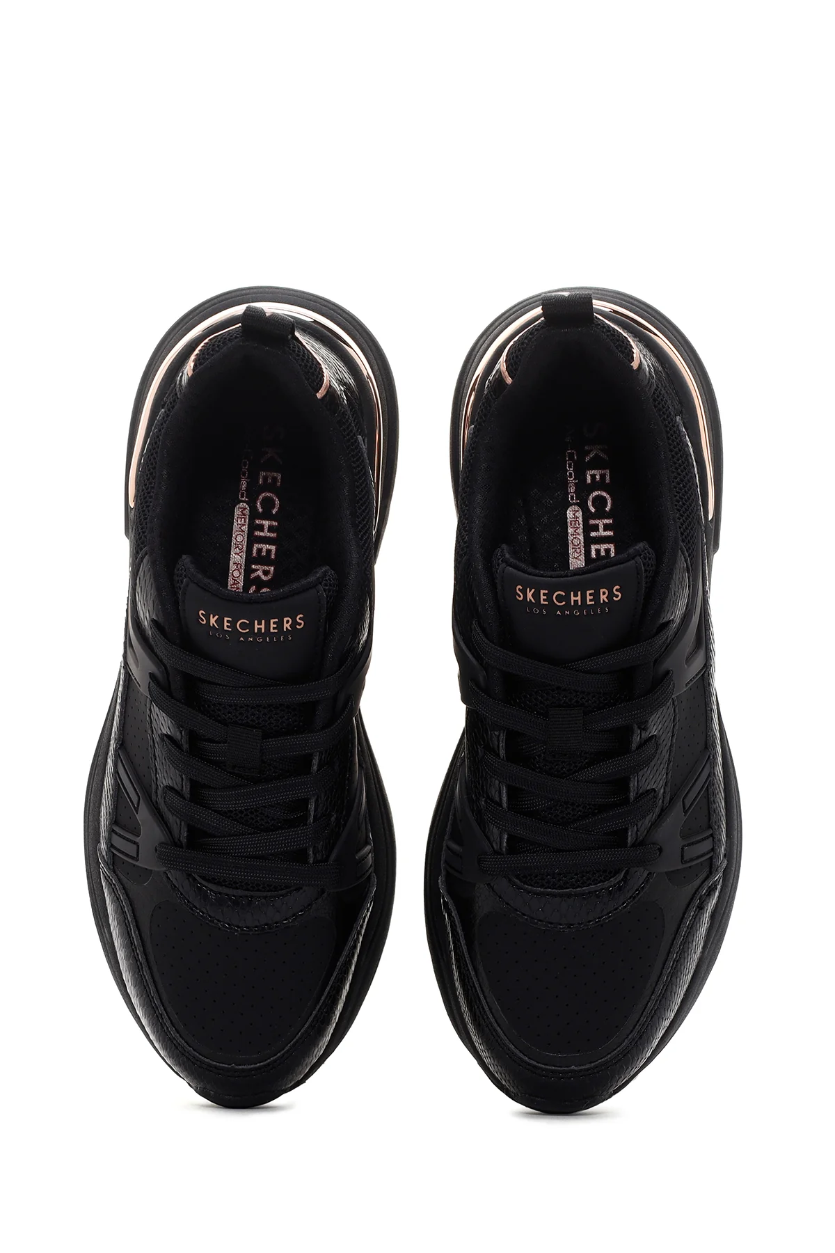 Skechers Kadın Siyah Hazel - Faye Kalın Tabanlı Sneaker - Image 6
