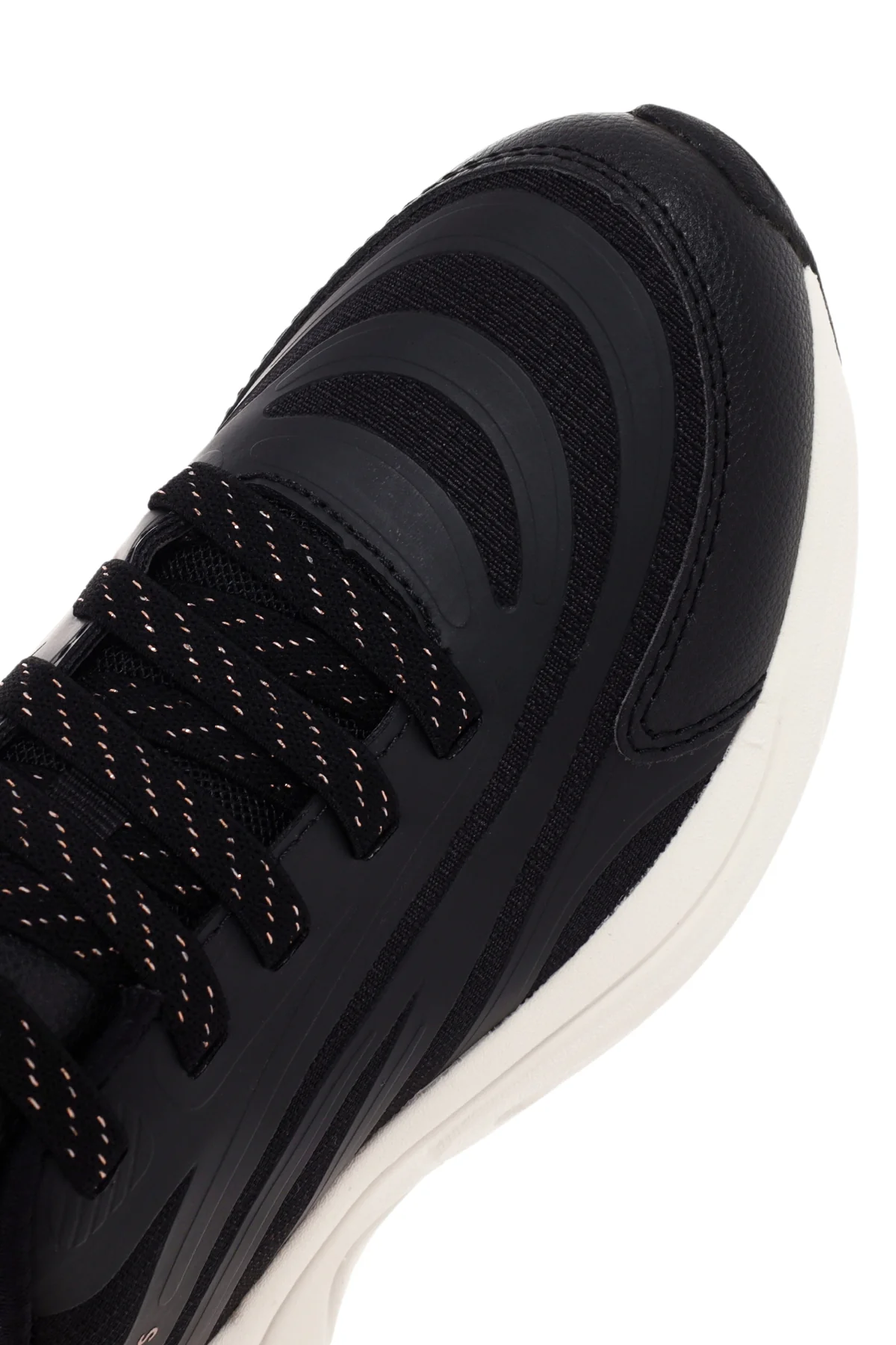Skechers Kadın Siyah Hazel - Step N Flow Bağcıklı Kalın Tabanlı Sneaker - Image 9