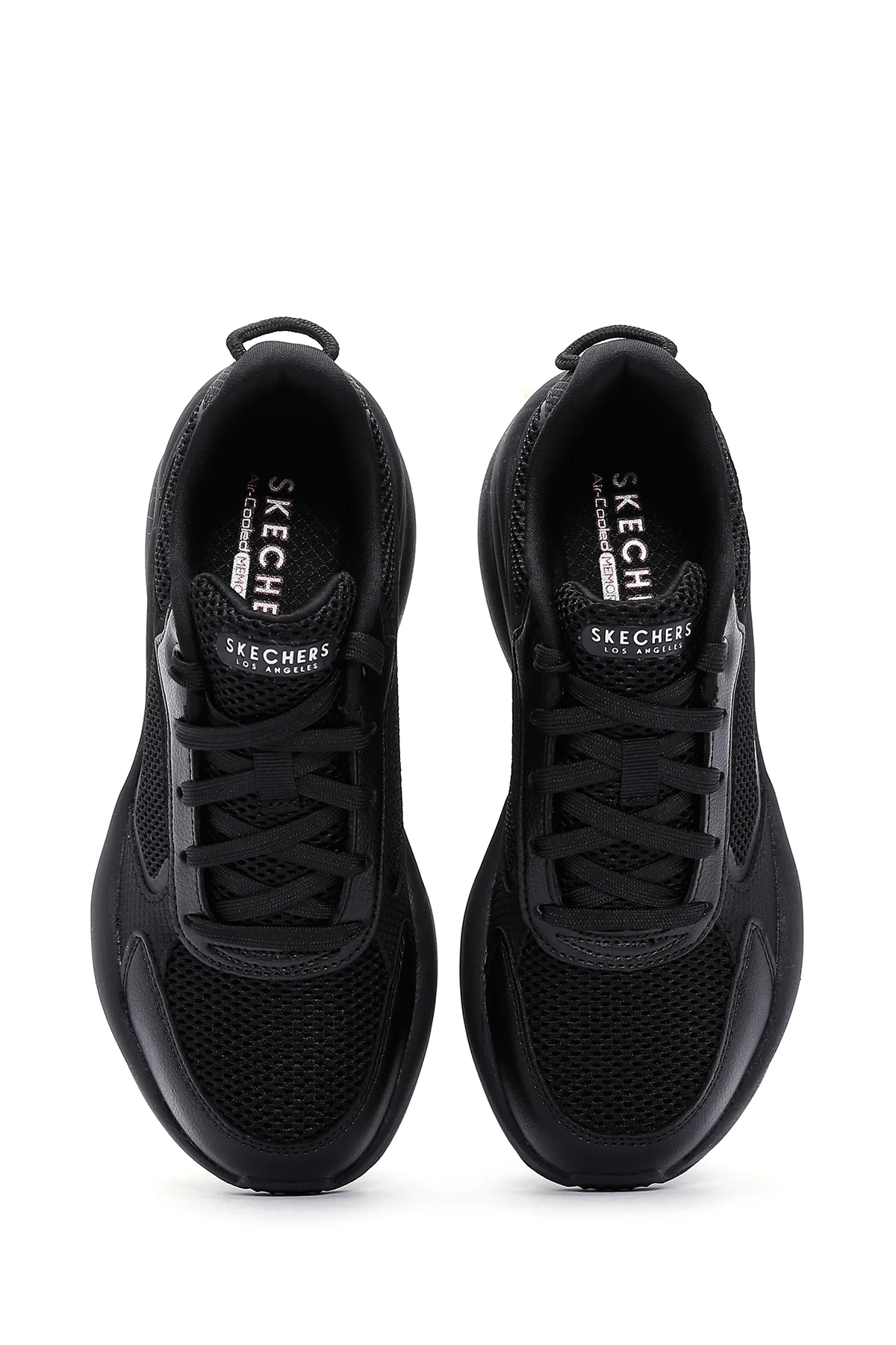 Skechers Kadın Siyah Street Twisterz - Lighten Up Kalın Tabanlı Sneaker - Image 6
