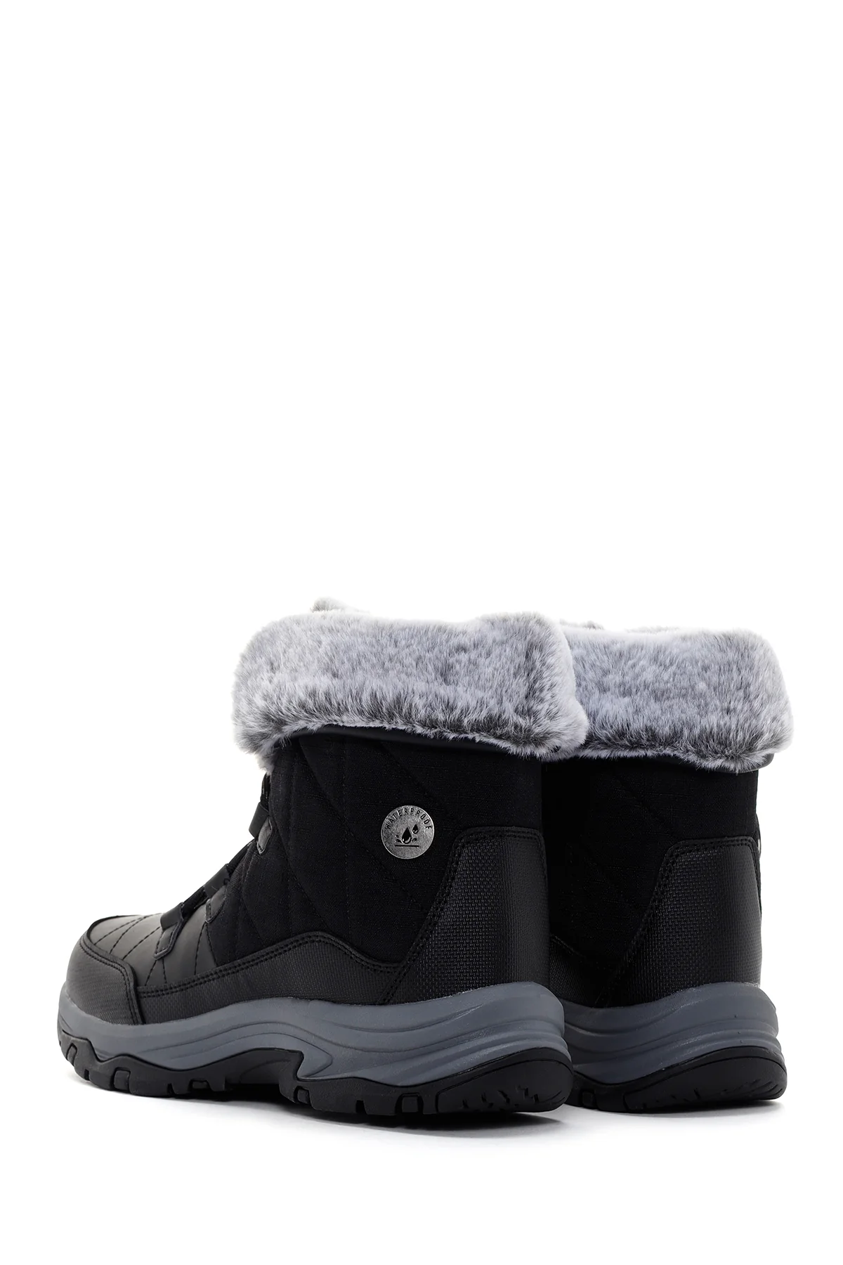Skechers Kadın Siyah Trego Kalın Tabanlı Bot - Image 6