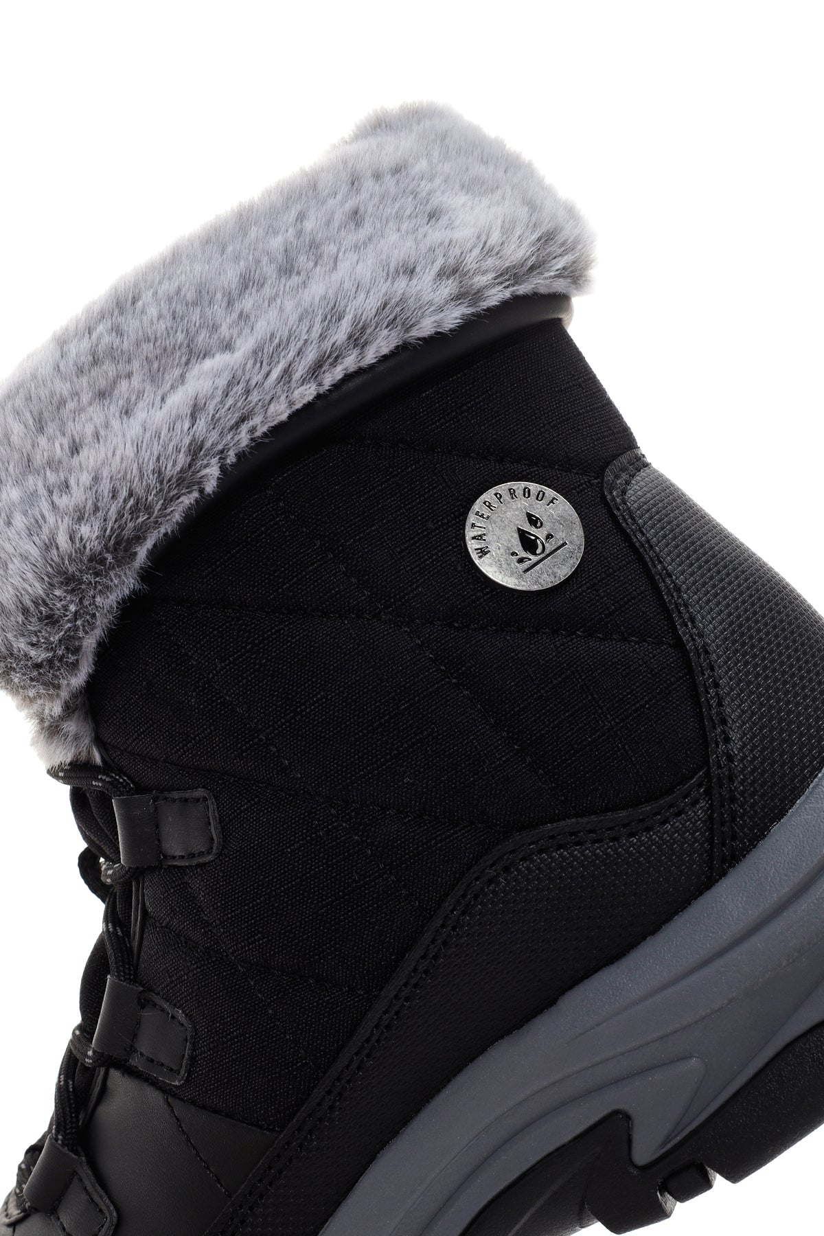 Skechers Kadın Siyah Trego Kalın Tabanlı Bot - Image 7