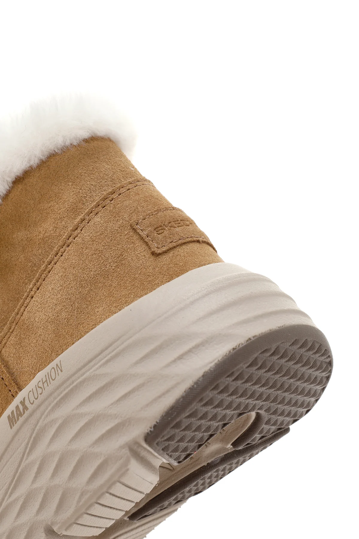 Skechers Kadın Taba Max Cushioning Süet Deri Kalın Tabanlı Casual Bot - Image 10