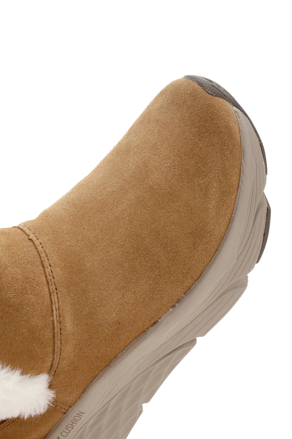 Skechers Kadın Taba Max Cushioning Süet Deri Kalın Tabanlı Casual Bot - Image 9