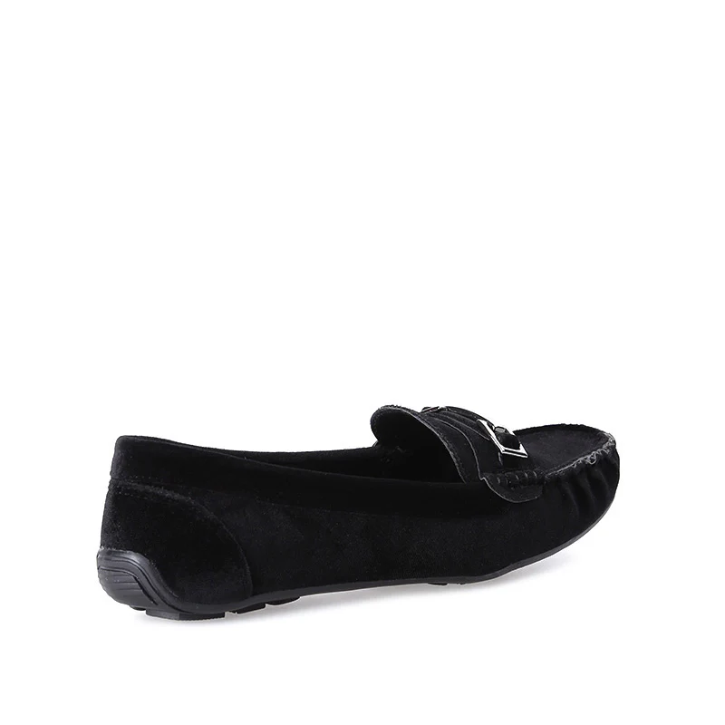 Tokalı Kadın Süet Loafer - Image 3