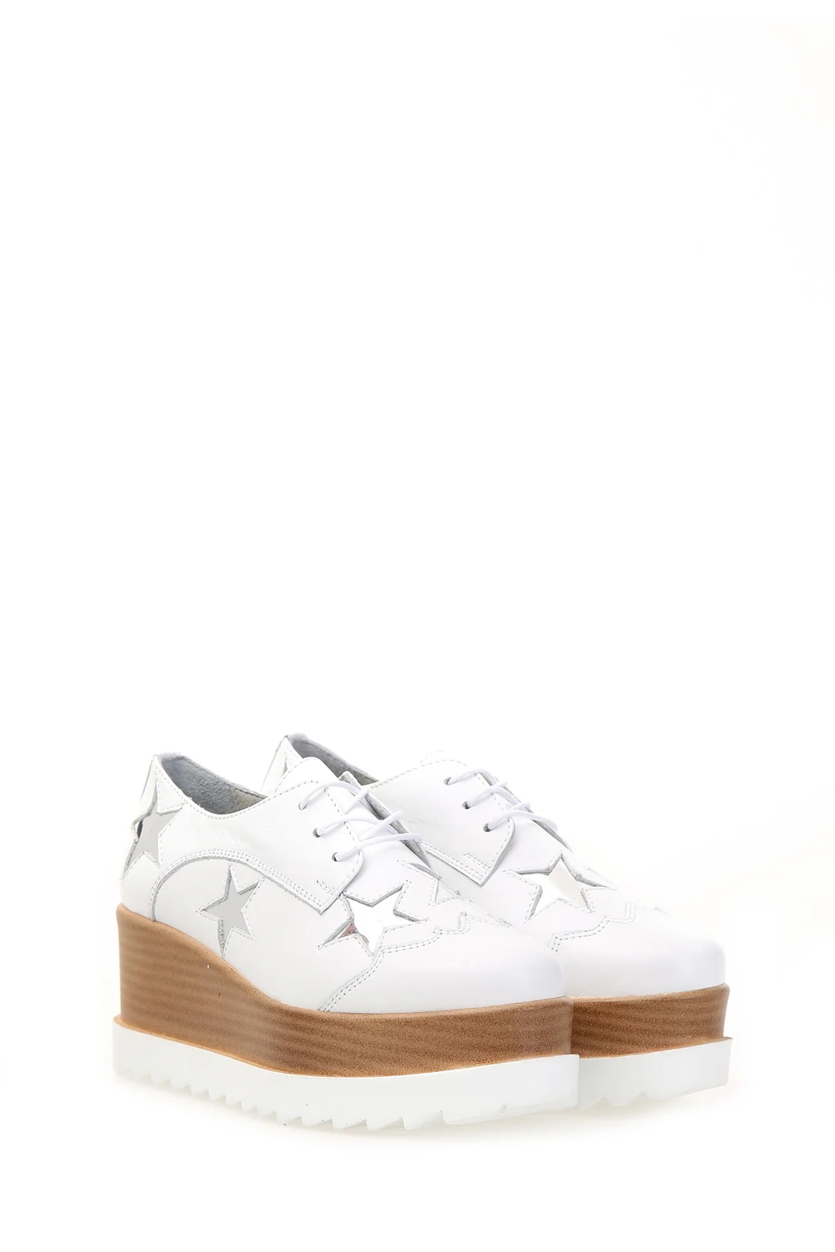 Yıldız Detaylı Kalın Tabanlı Kadın Sneaker - Image 11
