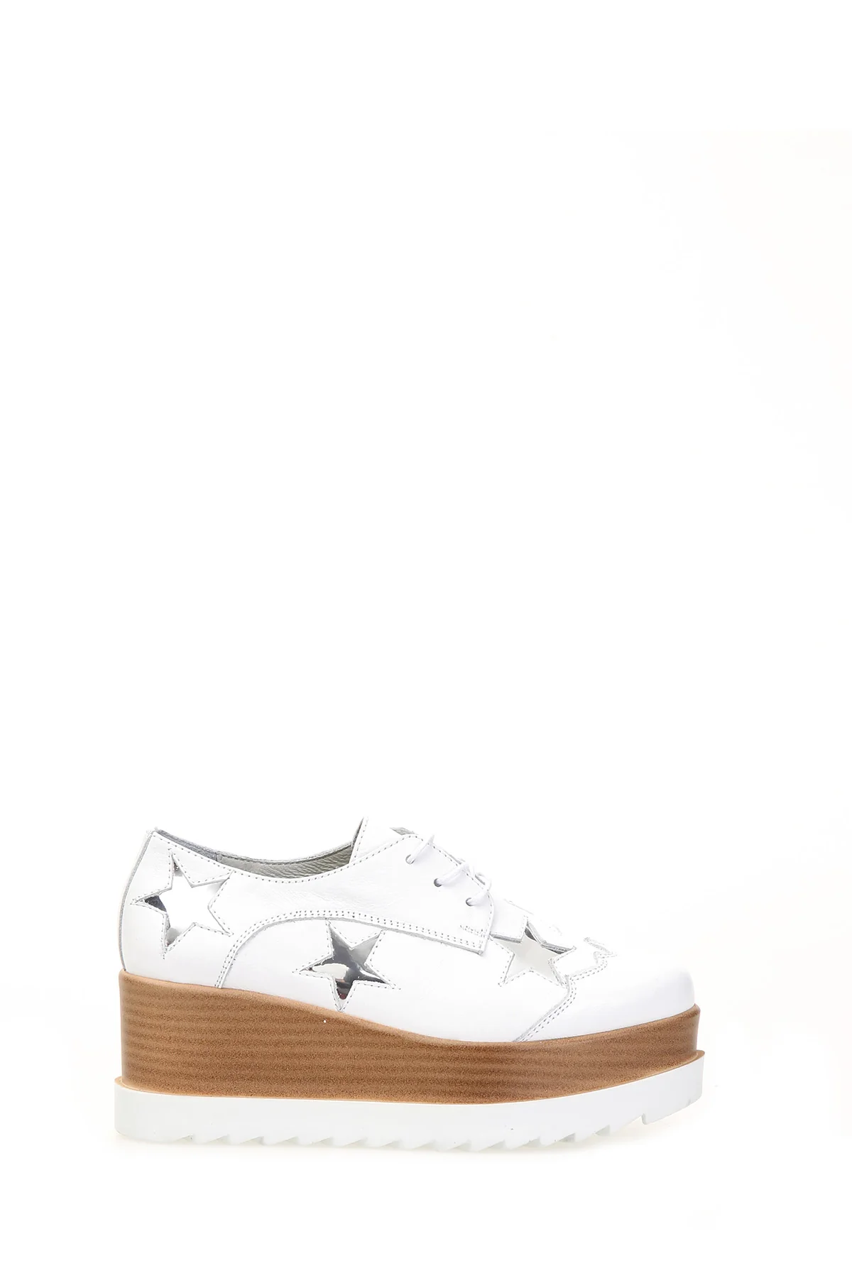 Yıldız Detaylı Kalın Tabanlı Kadın Sneaker - Image 8